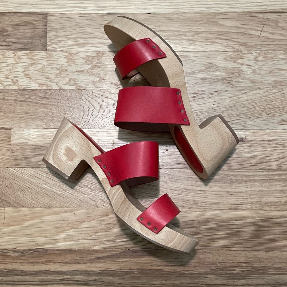 Madewell The Clara Clog Sandal size 8